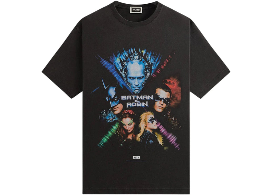 Kith x Batman And Robin Vintage T-Shirt Black
