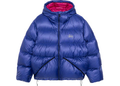 Stussy Down Micro Ripstop Parka Blue