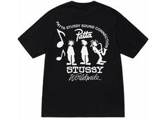 Stussy x Patta Sound Connection T-Shirt Black