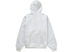 Supreme Mm6 Maison Margiela Foil Box Logo Hoodie White