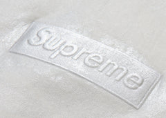 Supreme Mm6 Maison Margiela Foil Box Logo Hoodie White