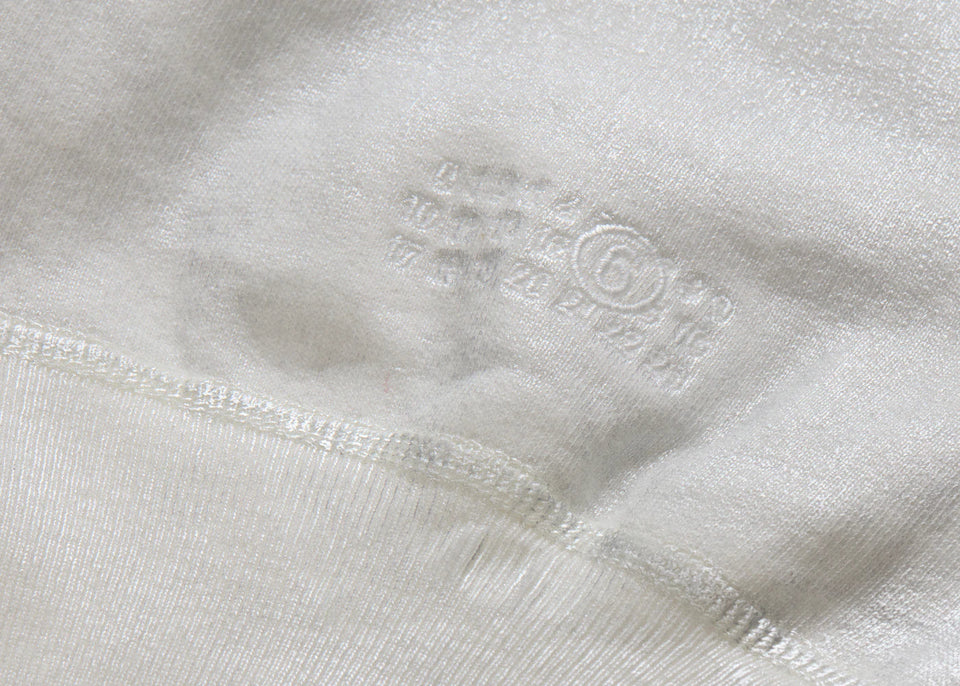 Supreme Mm6 Maison Margiela Foil Box Logo Hoodie White