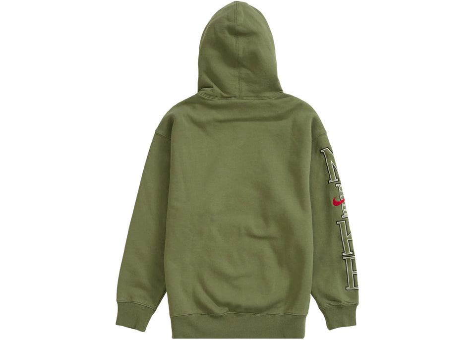 Supreme Nike Hoodie Olive