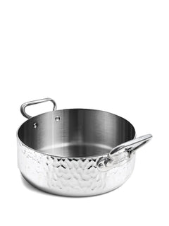 hammered inox pan