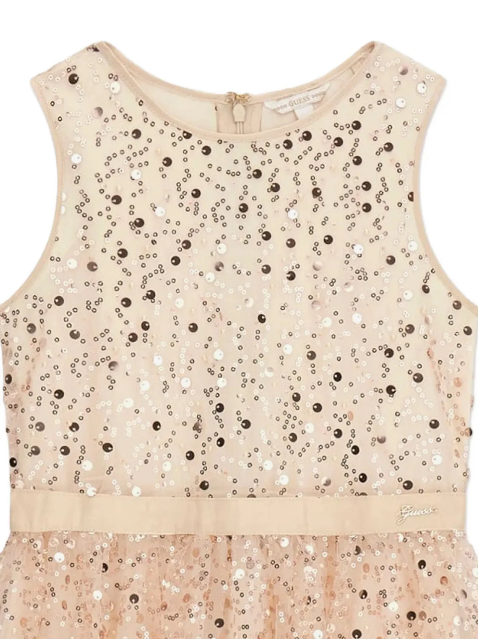 sequin belted dress