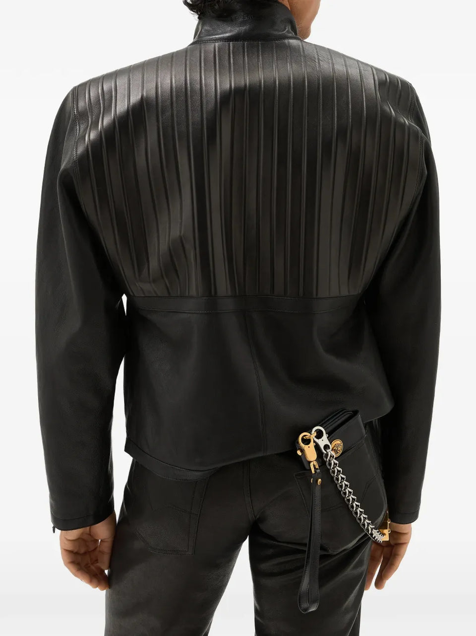 leather blouson