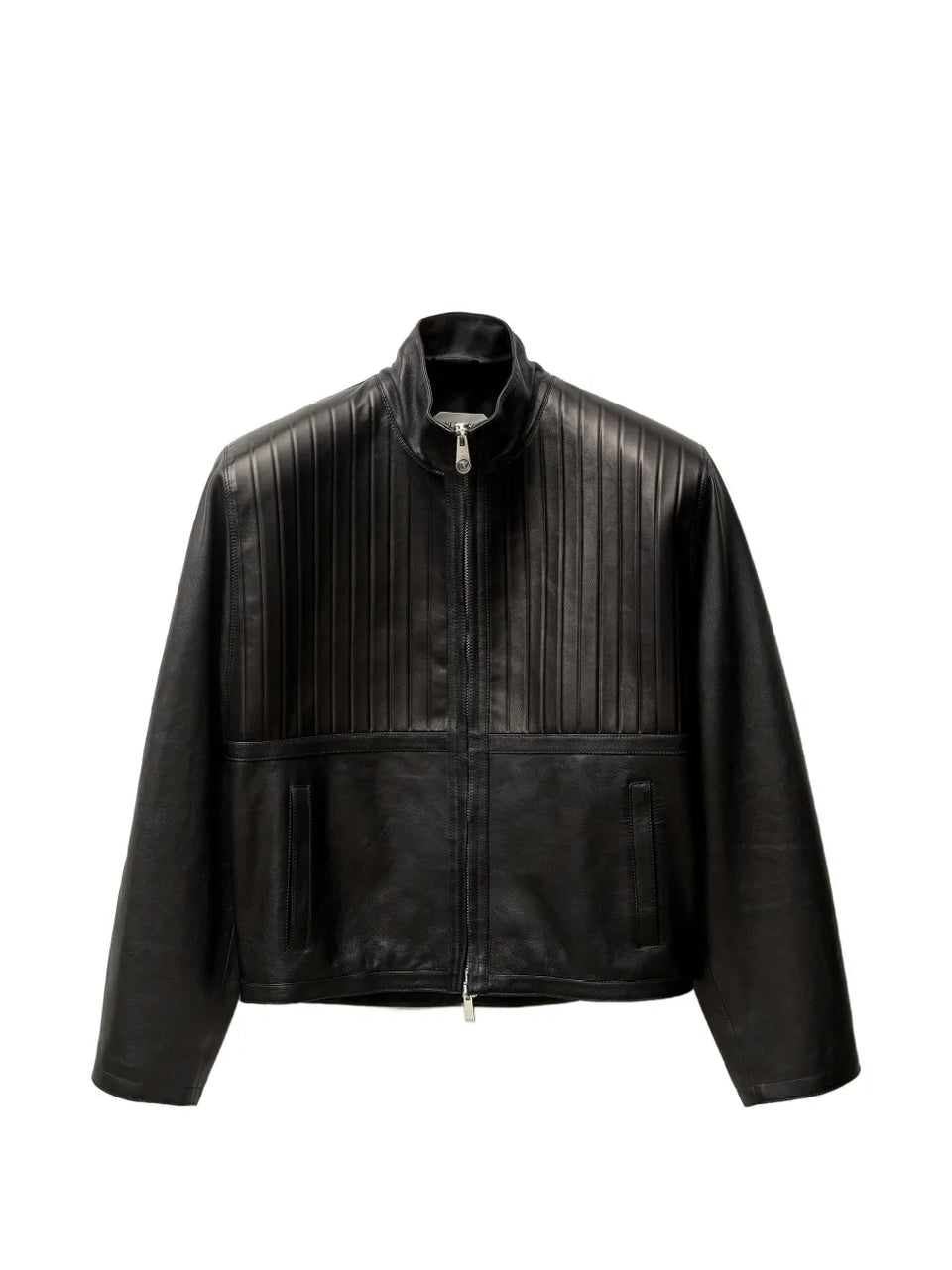 leather blouson
