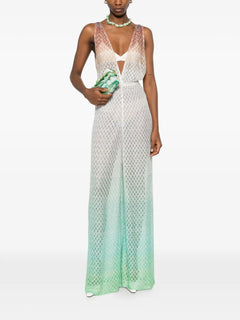 V-neck jumpsuit