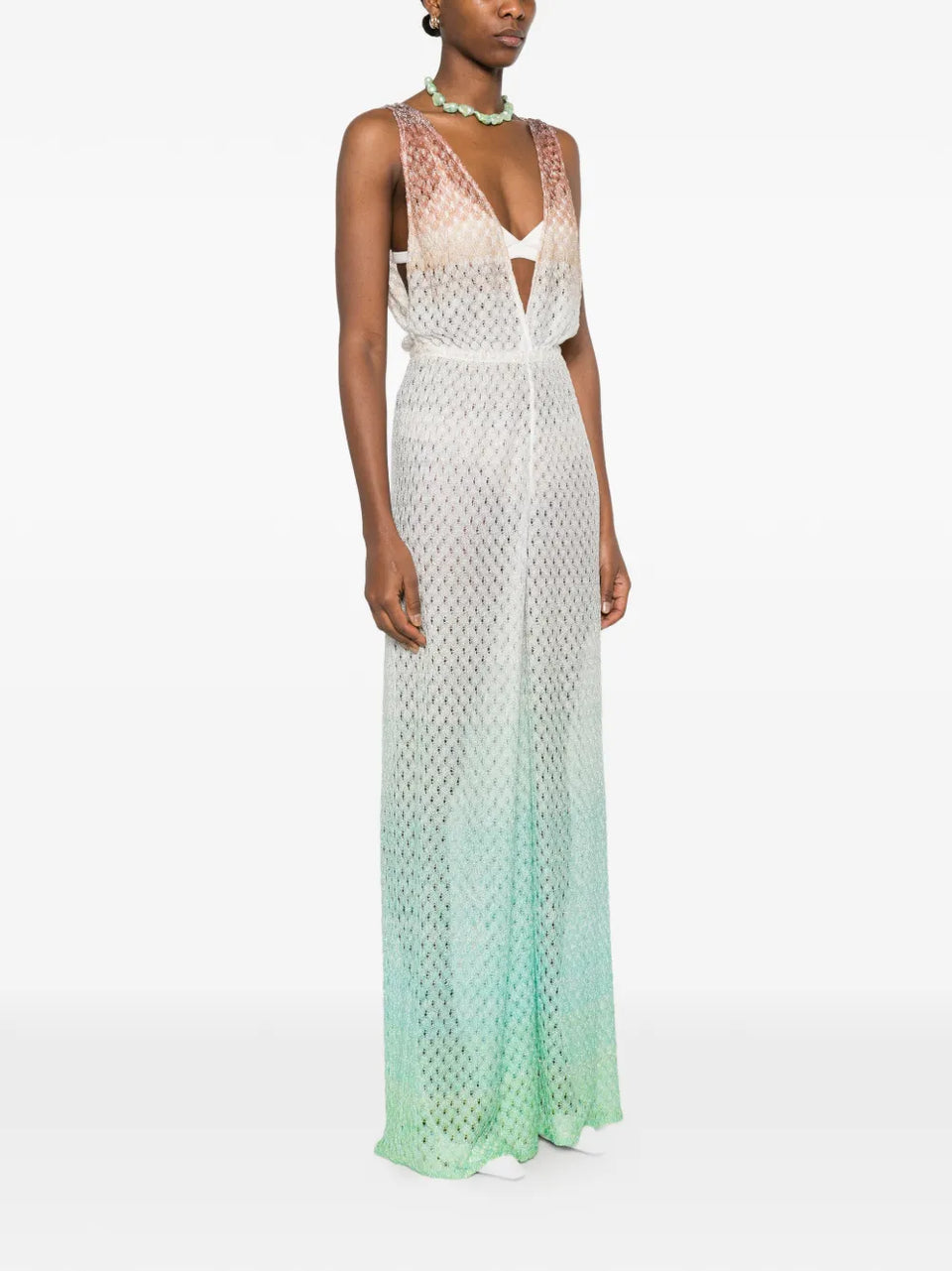 V-neck jumpsuit