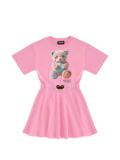teddy graphic dress