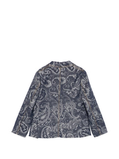 paisley-print blazer