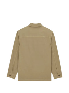 logo-embroidery shirt jacket