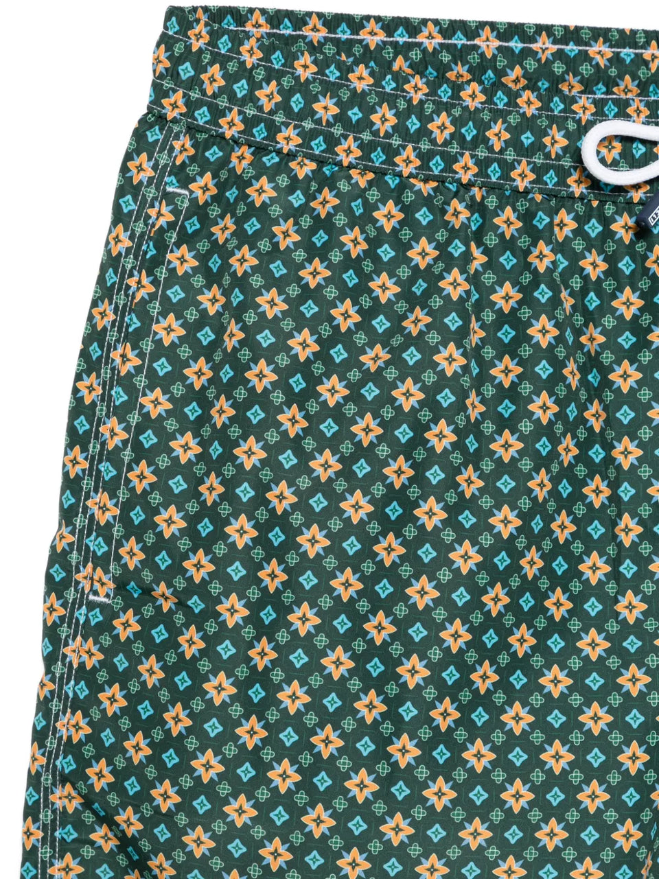 patterned swim shorts