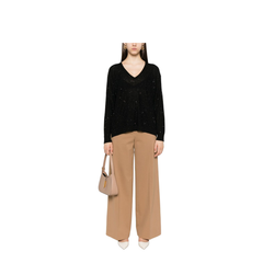 Wool V-Necked Sweater