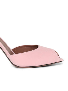 Vera open-toe heeled pumps