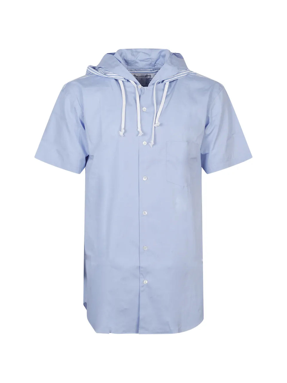 striped hooded shirt