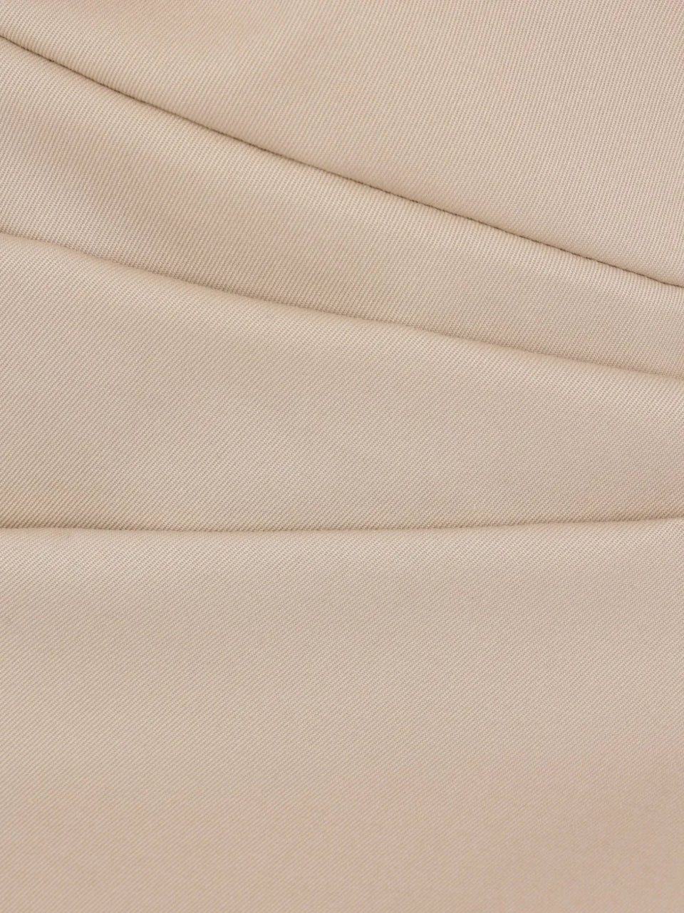 belted draped dress