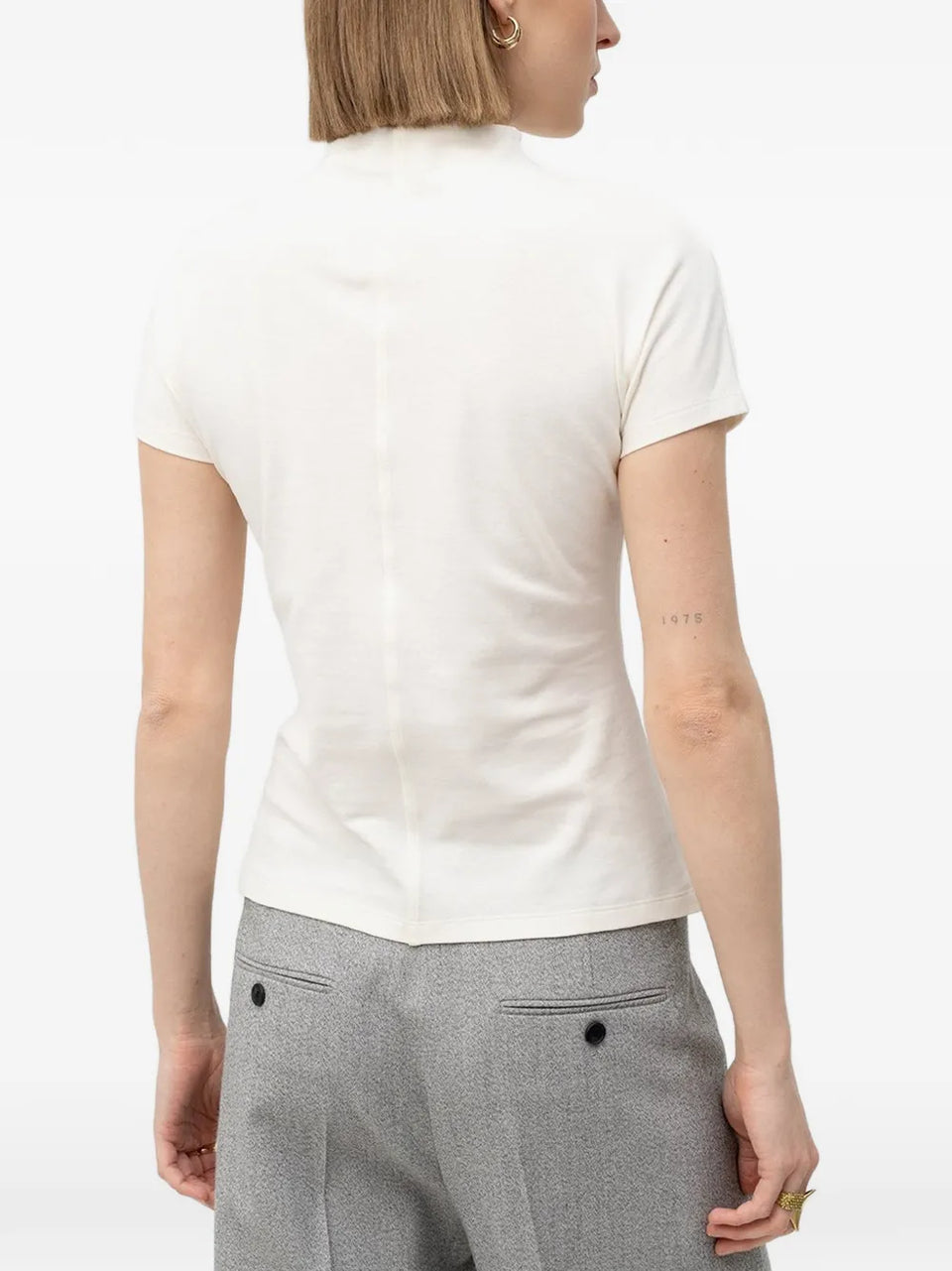 mock-neck T-Shirt