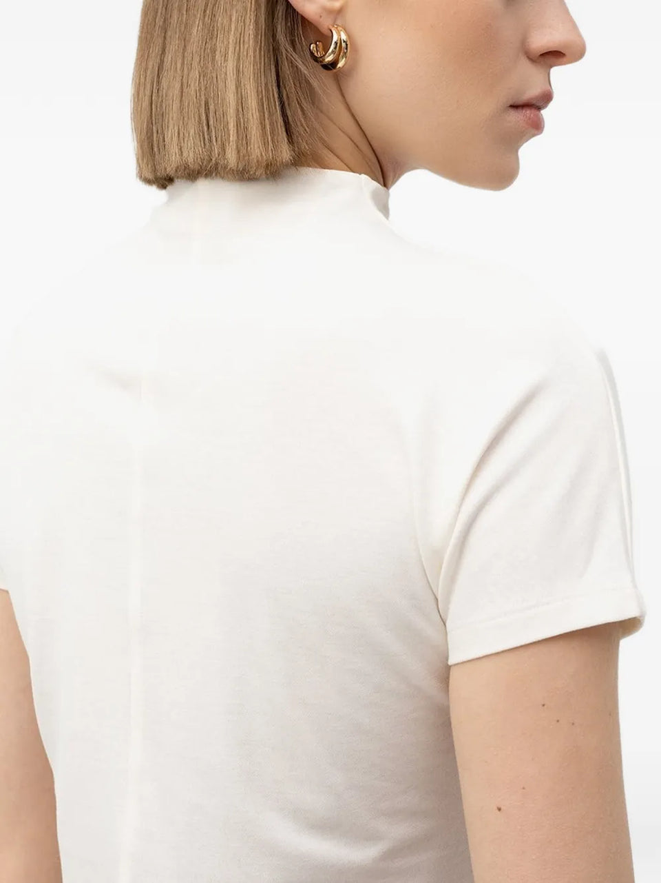 mock-neck T-Shirt