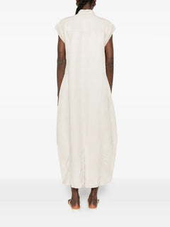 short-sleeve button dress