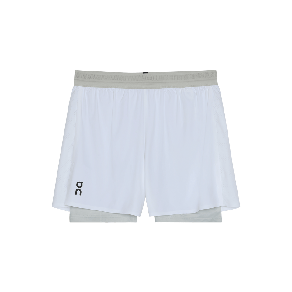 On 5" Performance 2/1 Shorts White Glacier