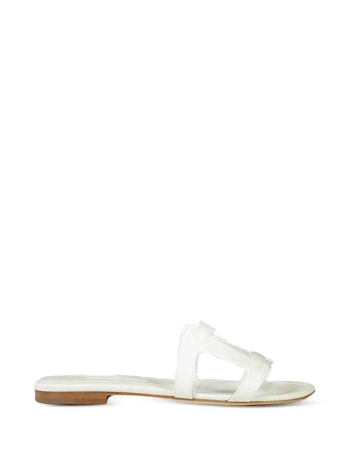 cut-out flat sandals