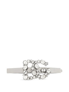 logo-embellished hair clip
