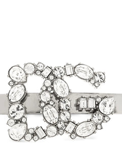 logo-embellished hair clip