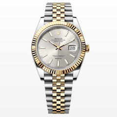 Rolex | Datejust | 126333 | Yellow gold | 41 mm | Gold/Steel | Silver | Automatic