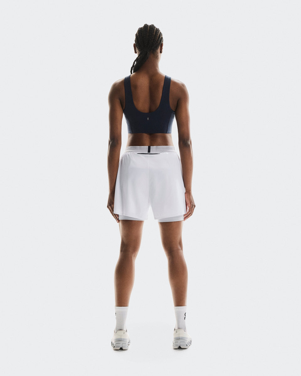 On 3" Performance 2/1 Shorts White Glacier (Women'S) (Women's)