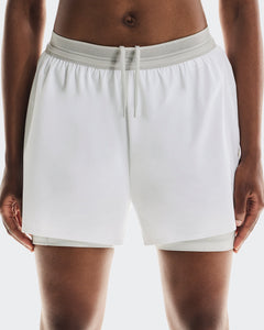 On 3" Performance 2/1 Shorts White Glacier (Women'S) (Women's)