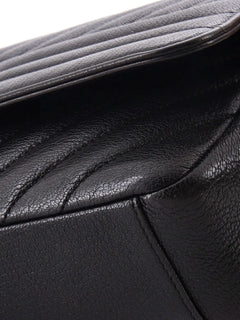 CC Flap Bag Diagonal Quilted Goatskin Medium shoulder bag