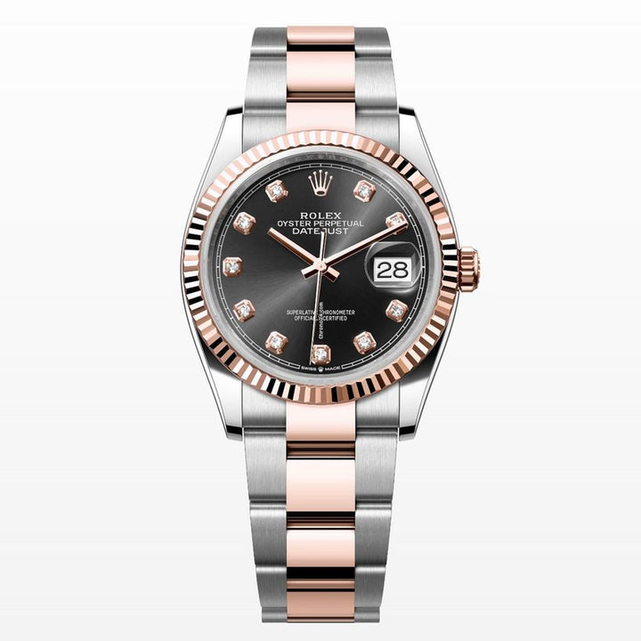Rolex | Datejust | 126231 | Steel | 36 x 44 mm | Gold/Steel | Black | Automatic