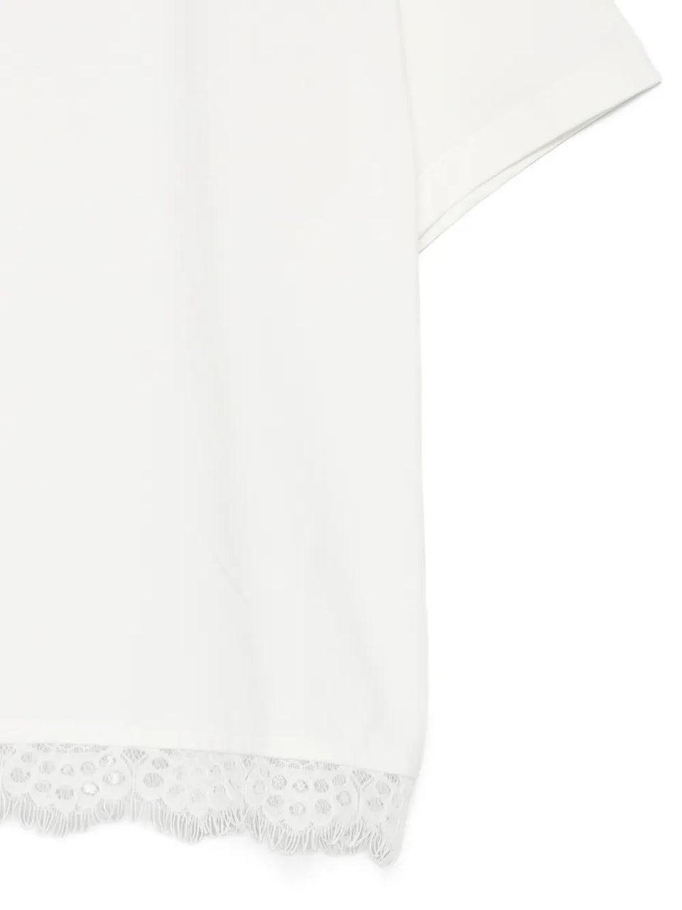 lace-trim T-Shirt