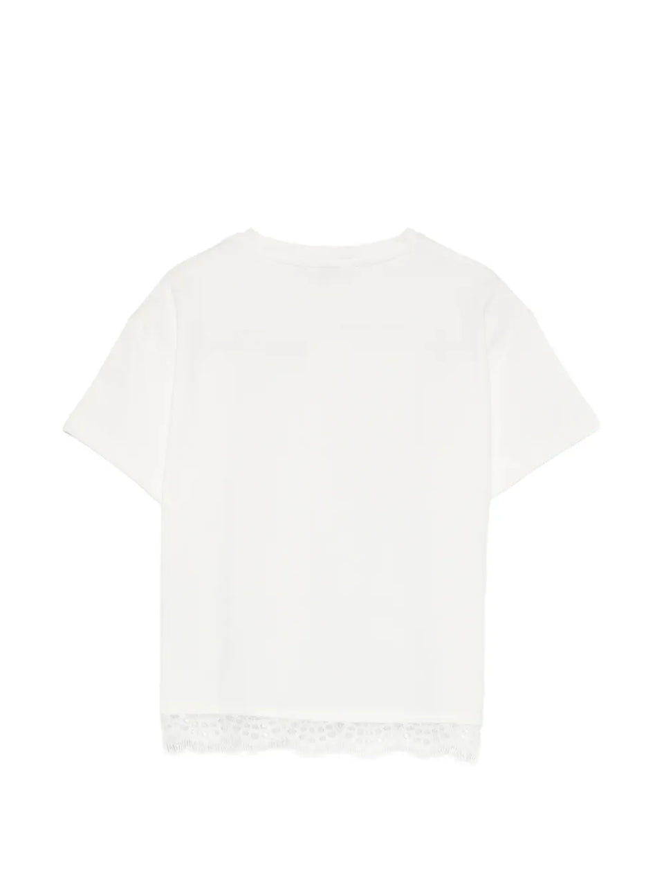 lace-trim T-Shirt