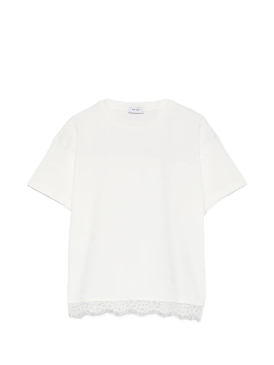 lace-trim T-Shirt