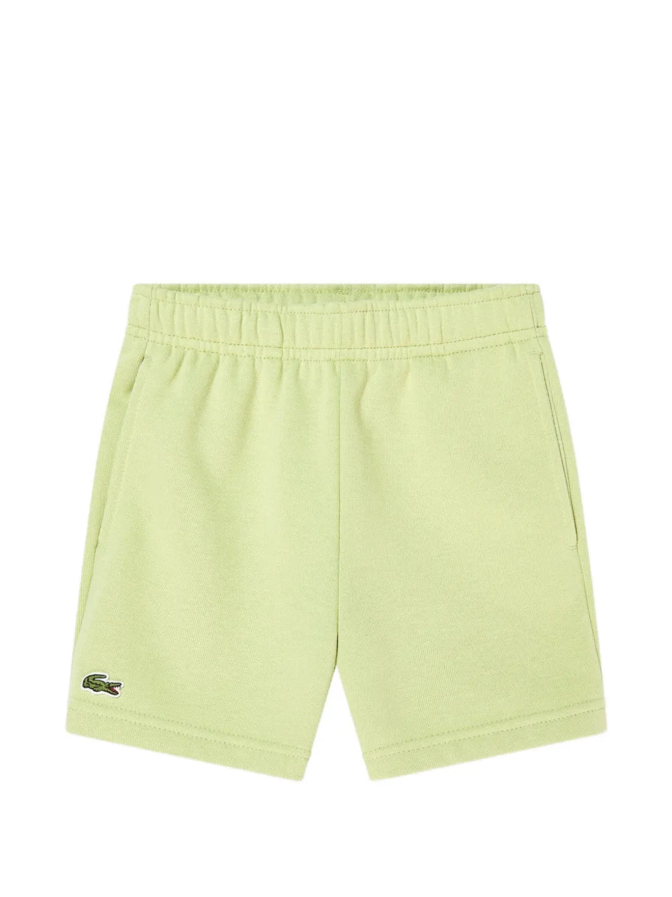 embroidered-logo shorts