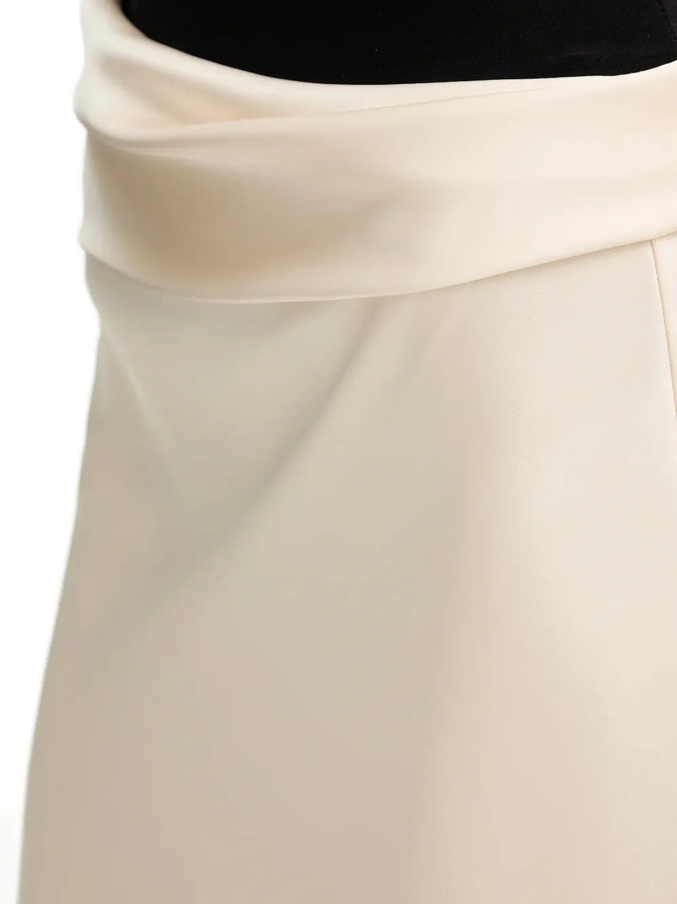 draped midi skirt