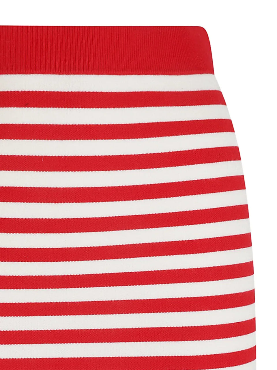 striped mini skirt