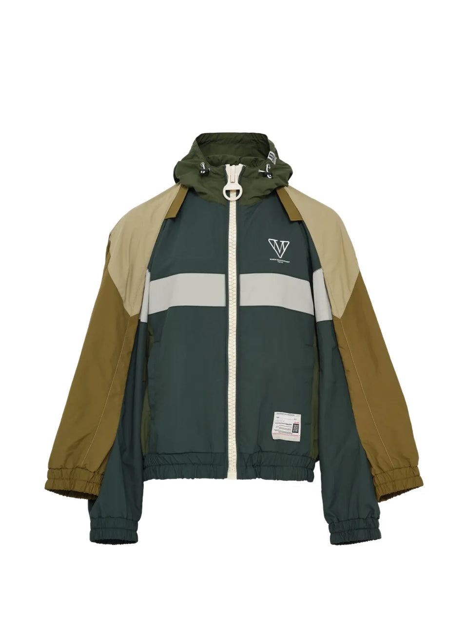 zip-up hooded jacket