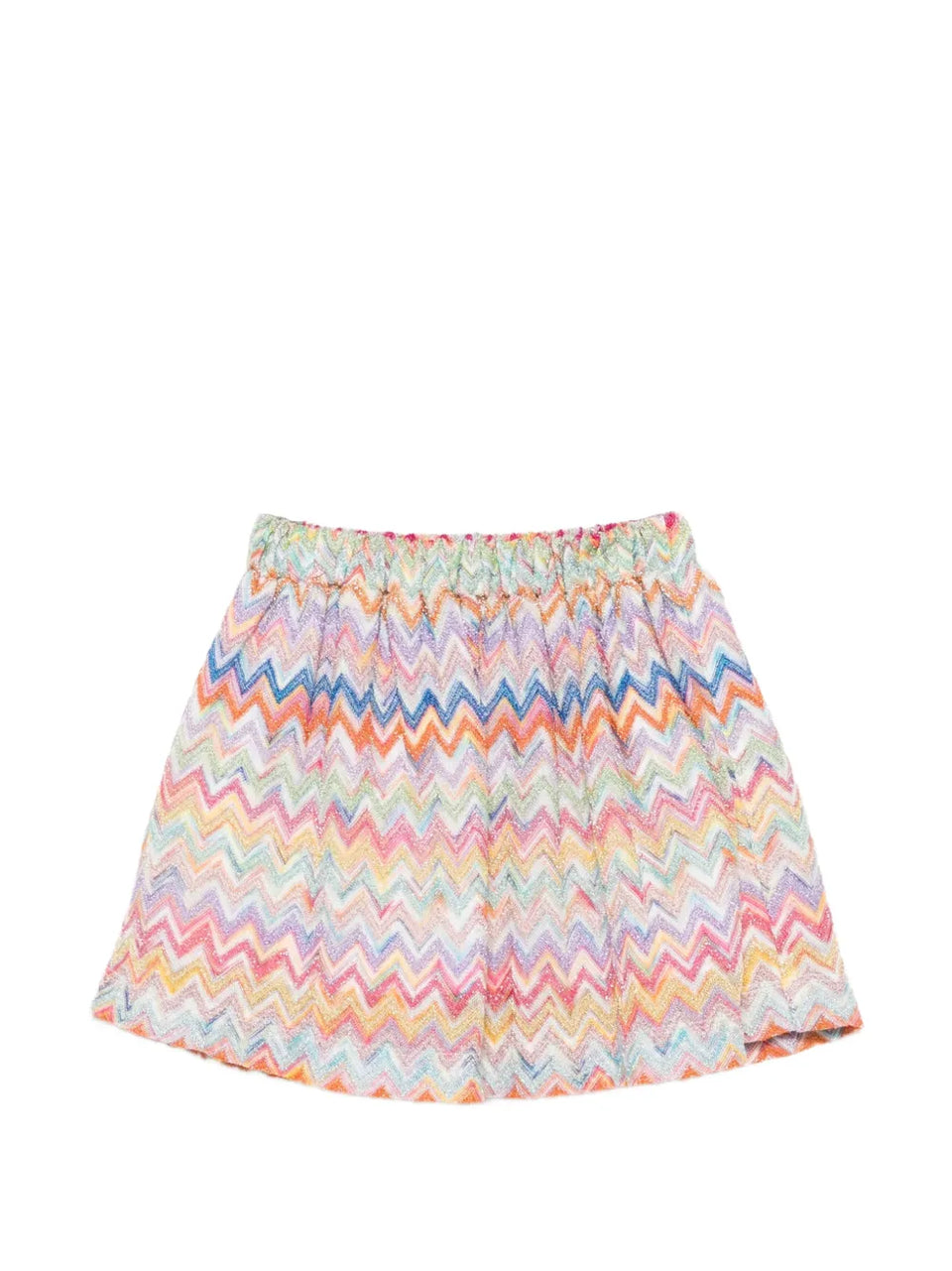 zigzag-pattern skirt