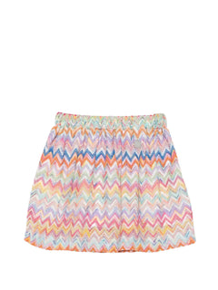zigzag-pattern skirt