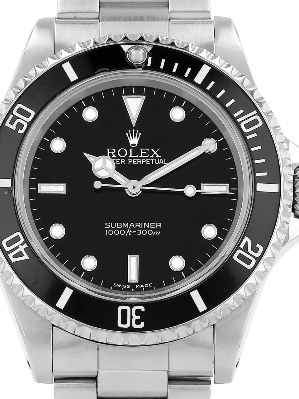 Rolex 2002 Submariner round case 40mm watch