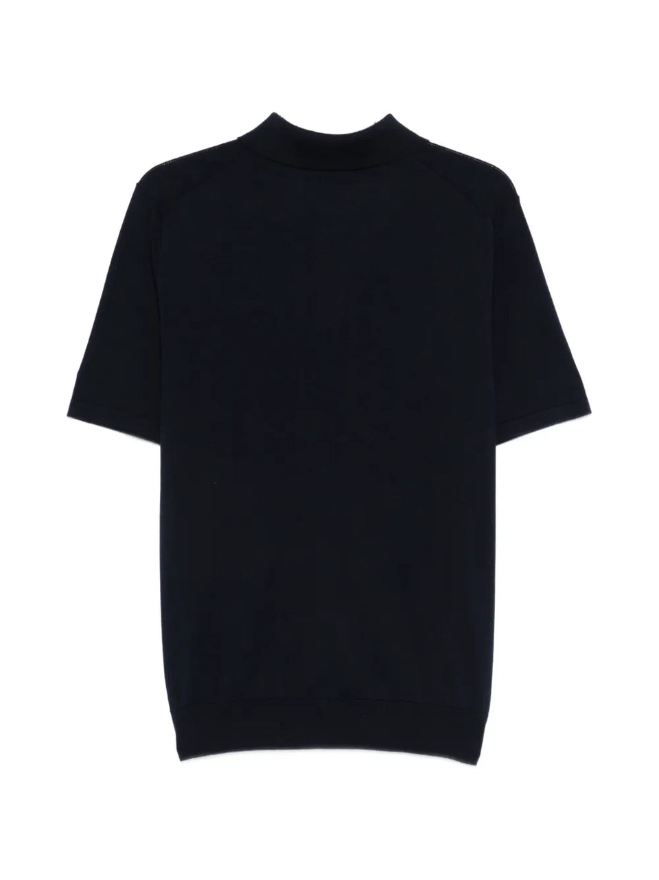 contrast-trim polo shirt