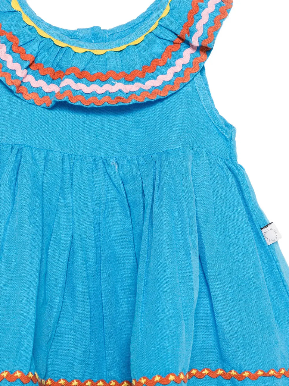 ruffled collar dress