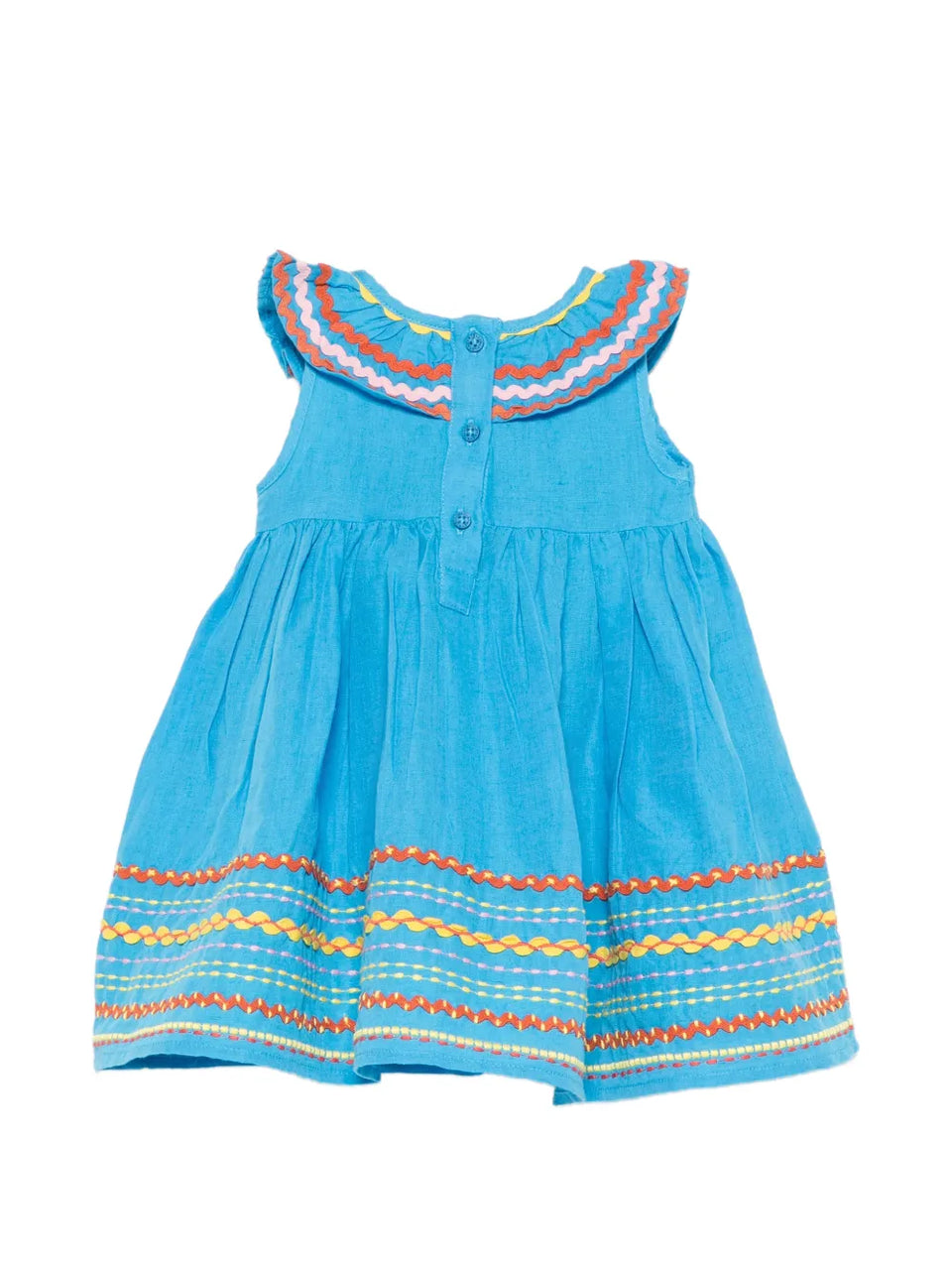 ruffled collar dress