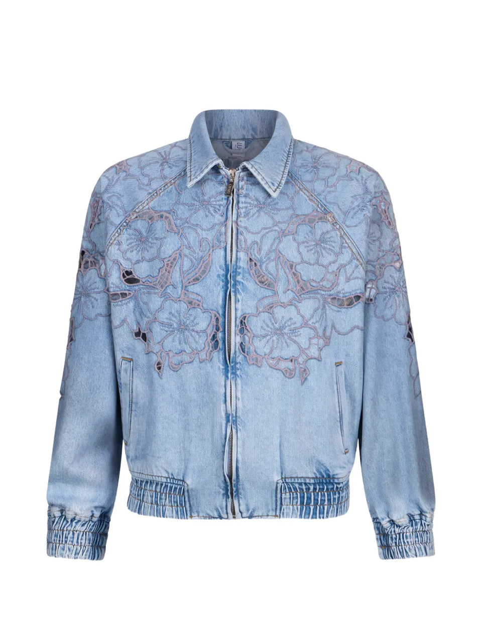 open-work embroidery jacket