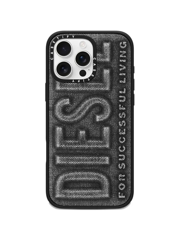 x CASETiFY denim-effect iPhone 16 Pro Max case