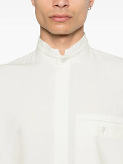 long-sleeve scarf shirt