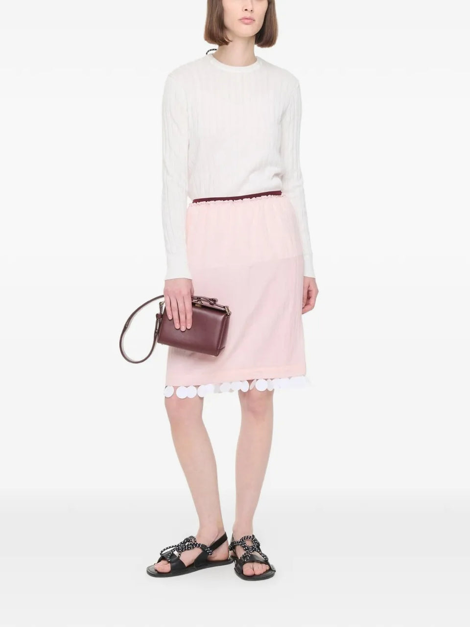 scalloped skirt